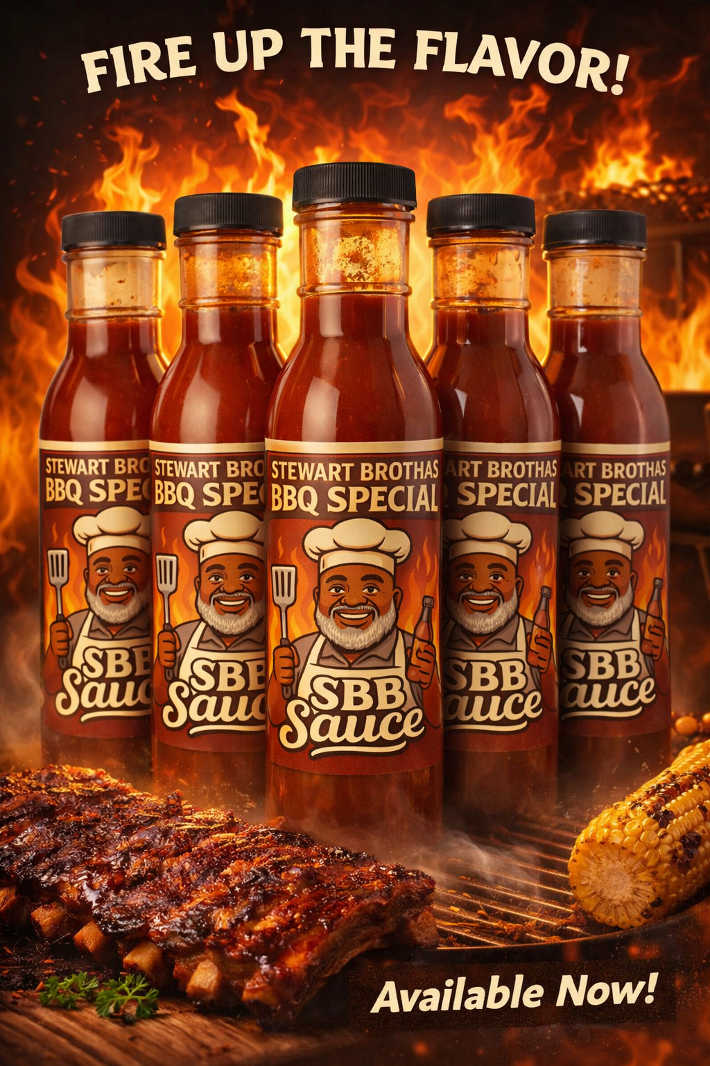 Stewart Brothas BBQ & Catering BBQ Sauce